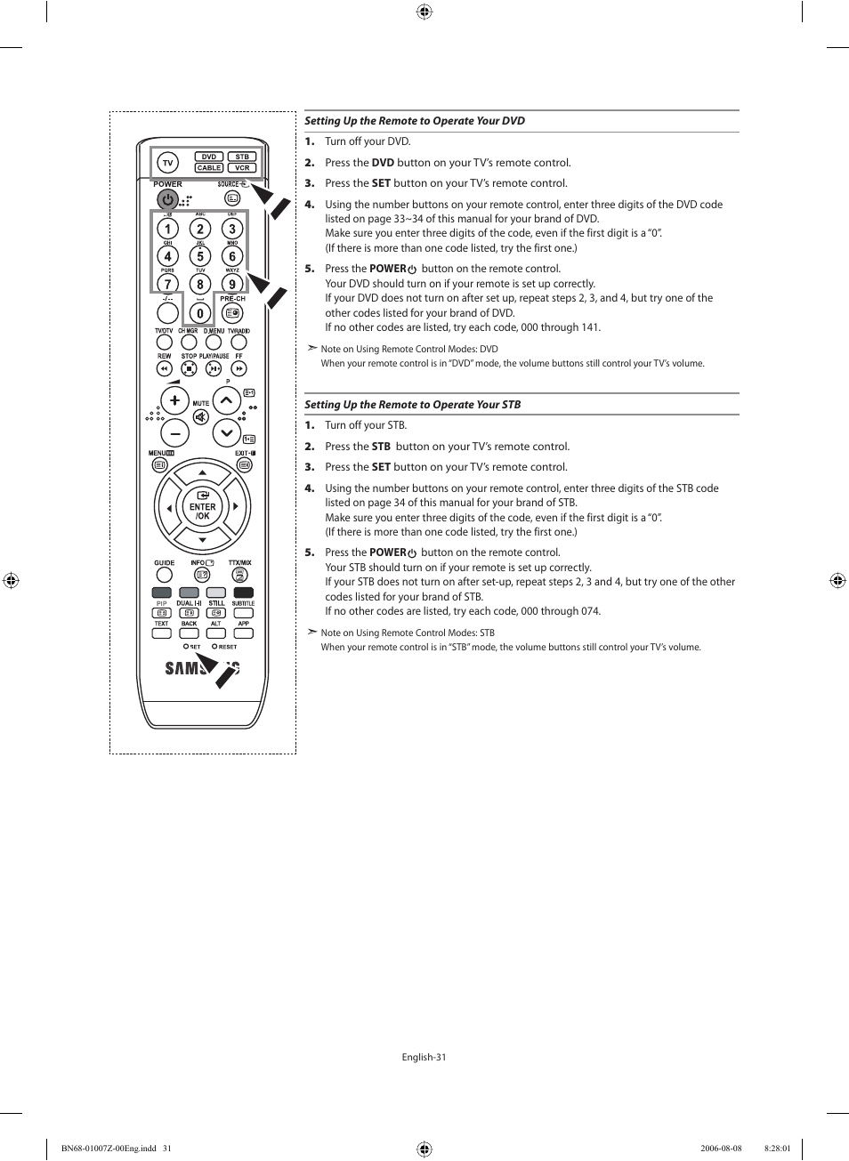 Samsung LE37R74BD User Manual | Page 33 / 81