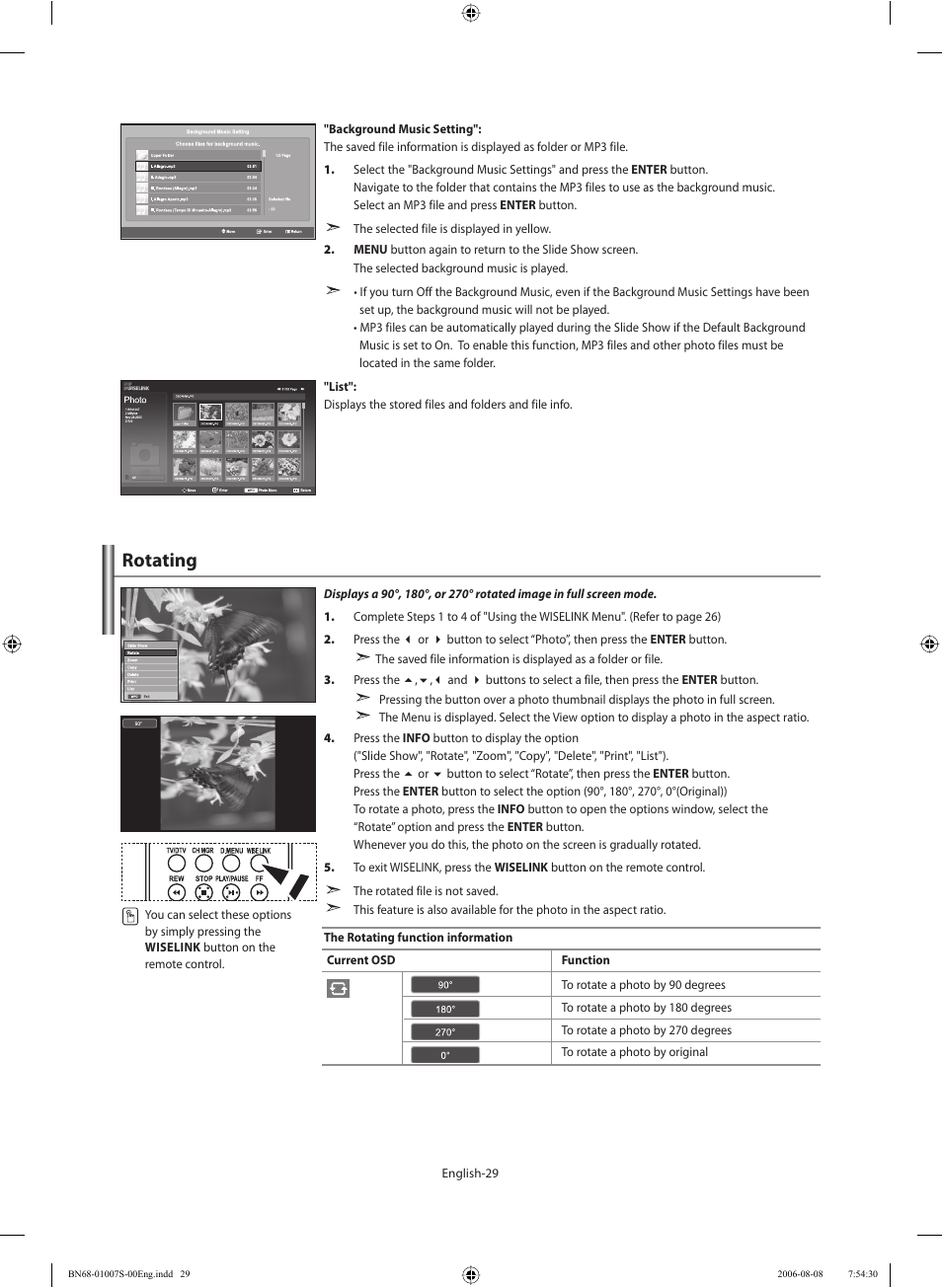 Rotating | Samsung LE32N73BD User Manual | Page 31 / 111