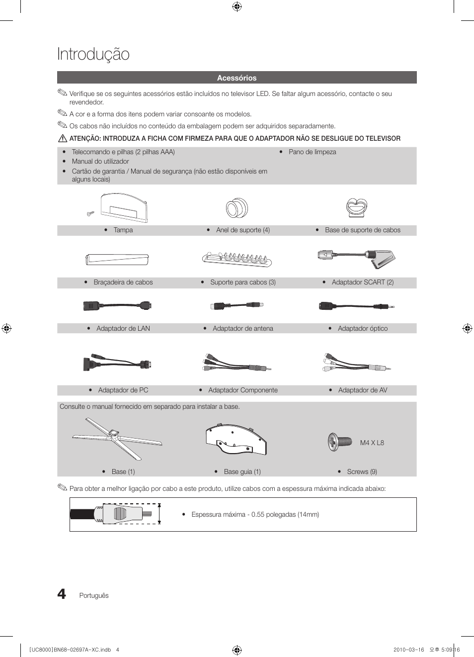 Introdução | Samsung UE40C8000XW User Manual | Page 193 / 379