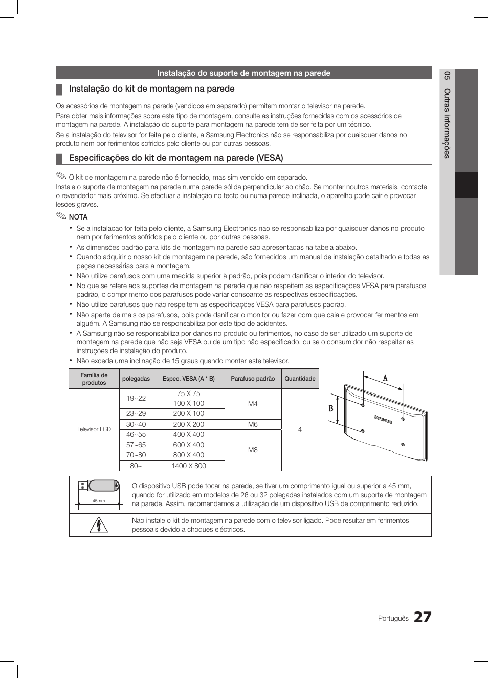 Samsung LE26C350D1W User Manual | Page 127 / 201