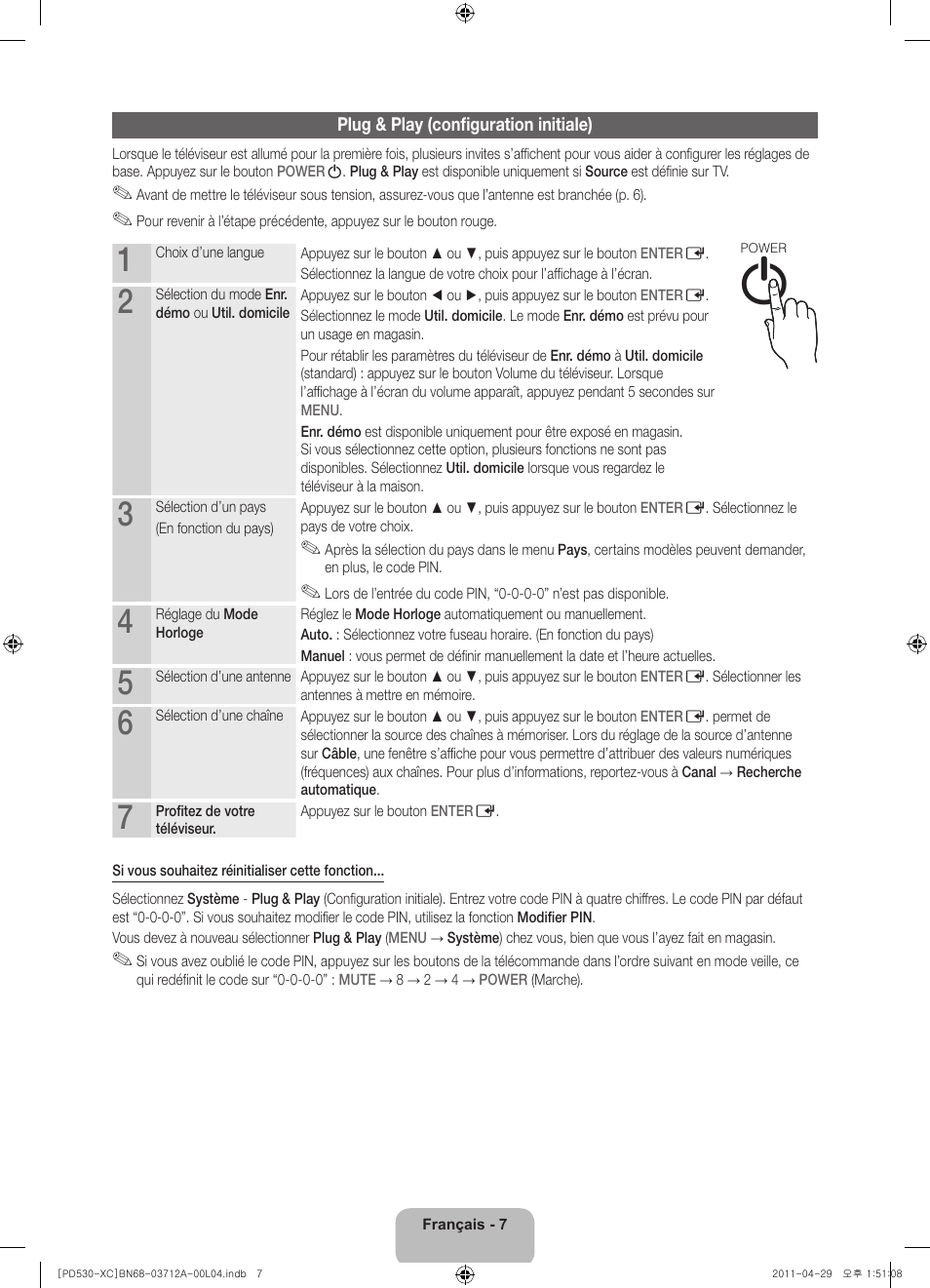 Samsung PS59D530A5W User Manual | Page 23 / 66