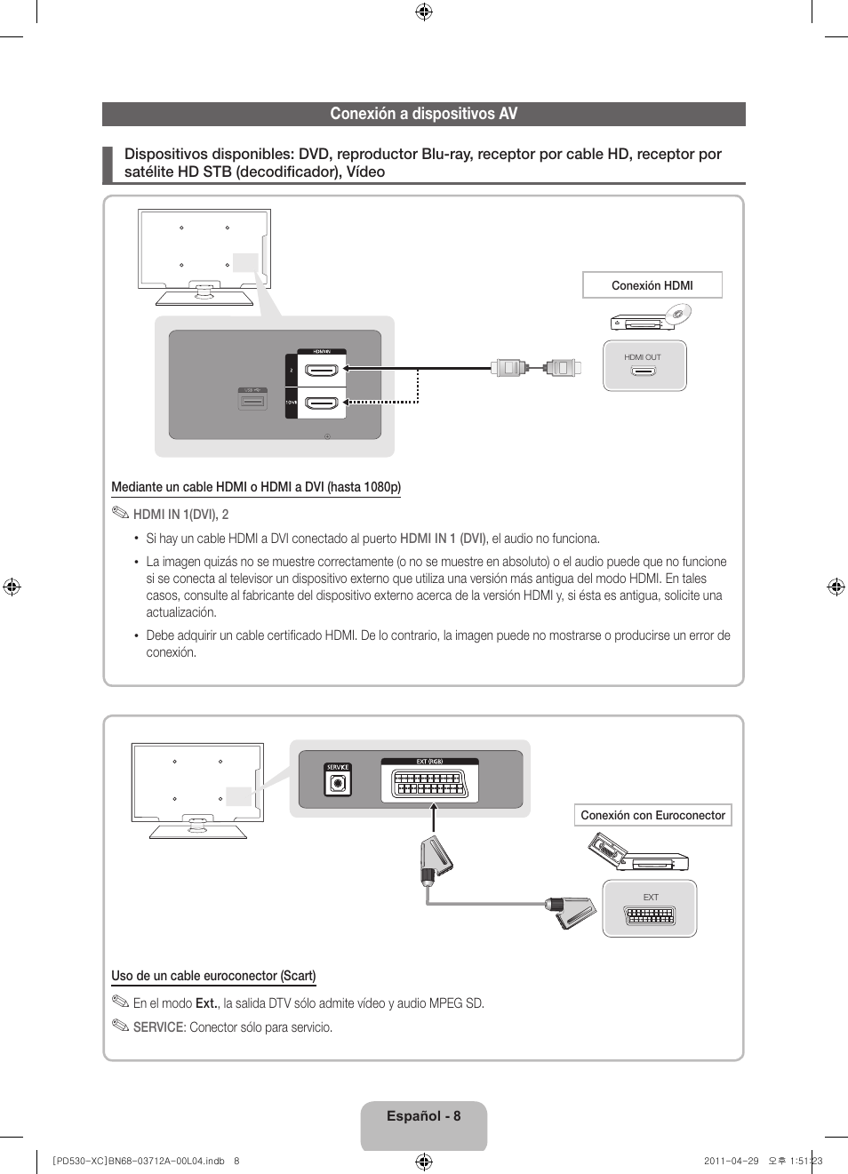 Samsung PS59D530A5W User Manual | Page 40 / 66
