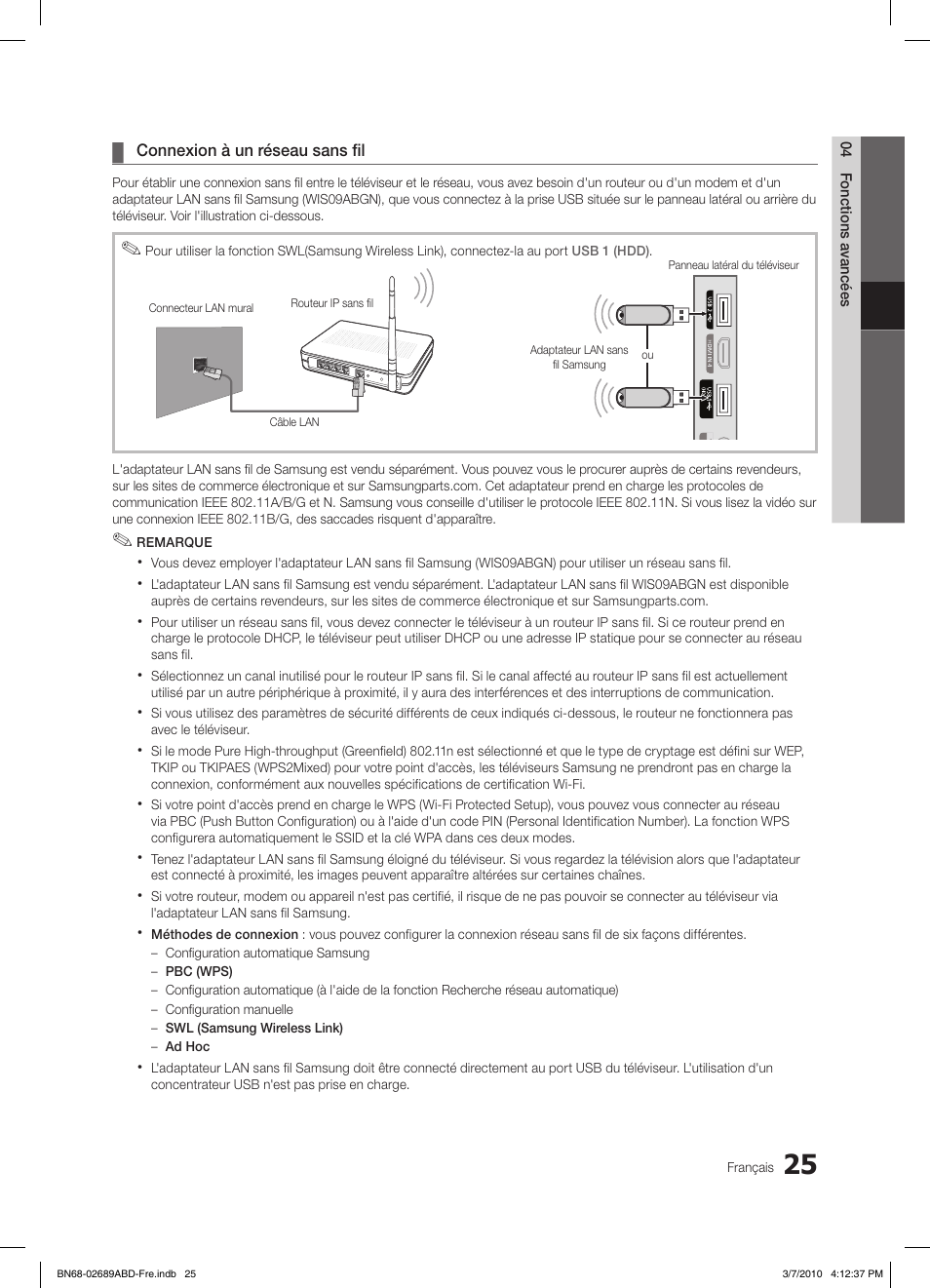 Samsung LE46C630K1W User Manual | Page 74 / 296
