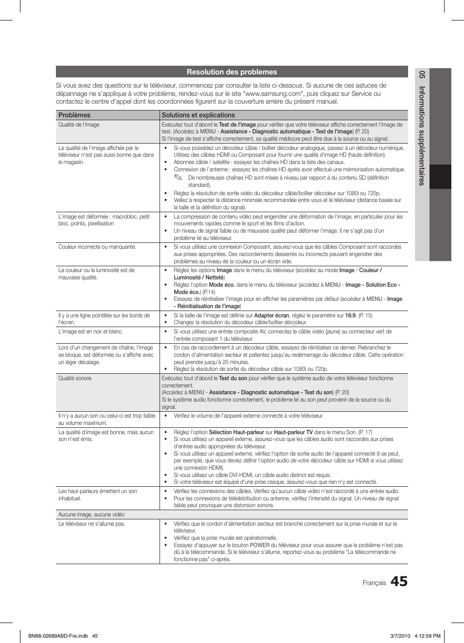 Samsung LE46C630K1W User Manual | Page 94 / 296