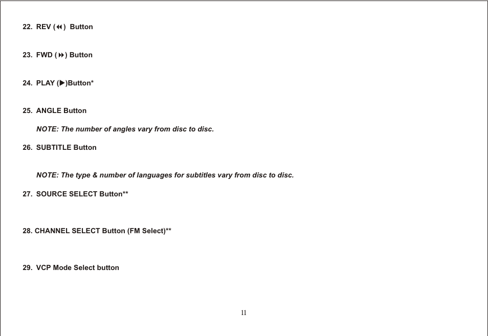 Audiovox Jensen JE17FDTV User Manual | Page 11 / 39