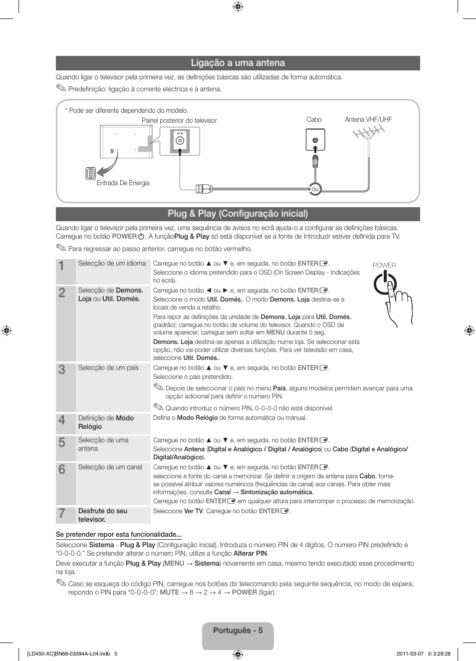 Samsung LE22D450G1W User Manual | Page 53 / 65