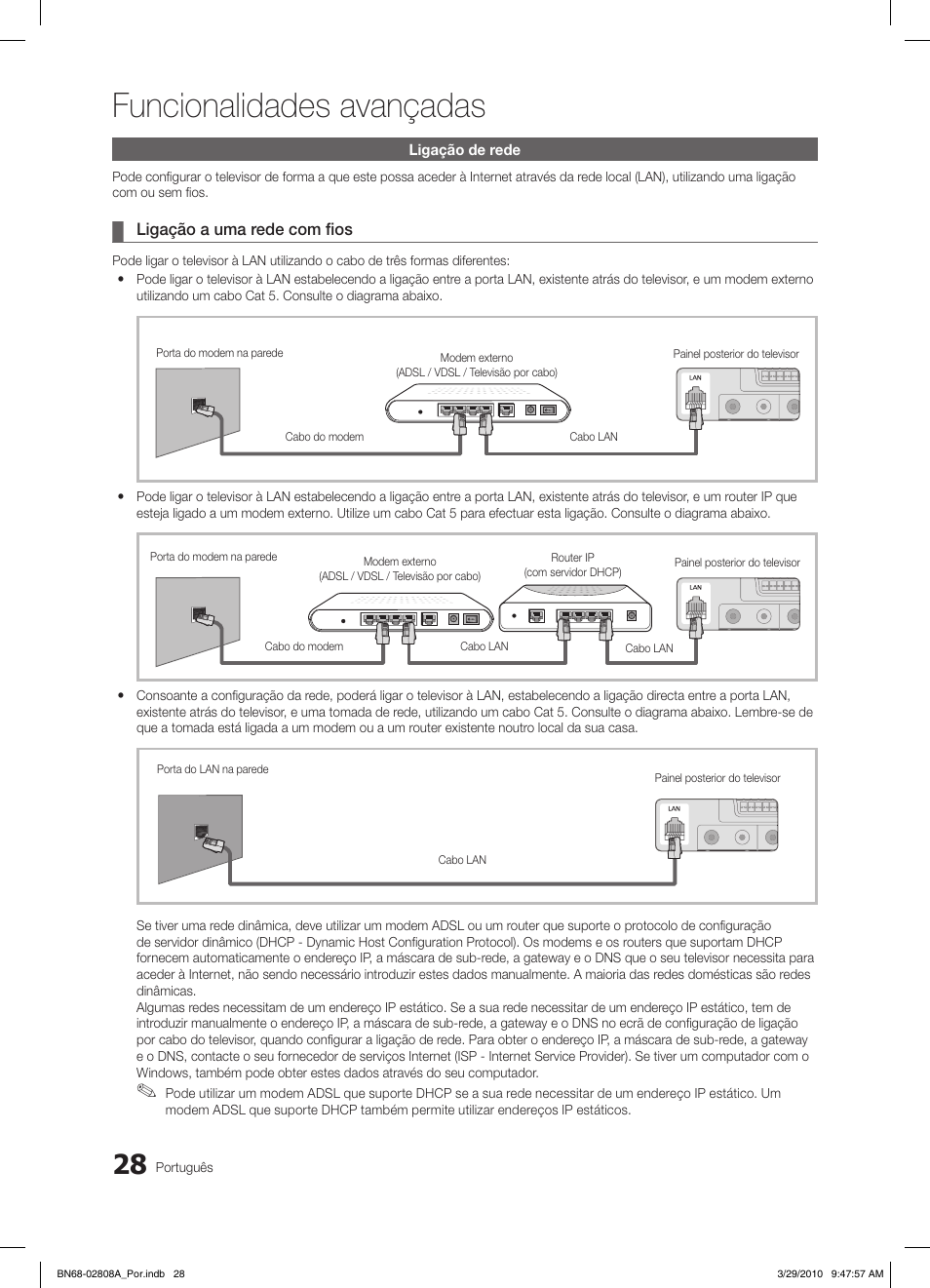 Funcionalidades avançadas | Samsung LE46C750R2W User Manual | Page 211 / 368
