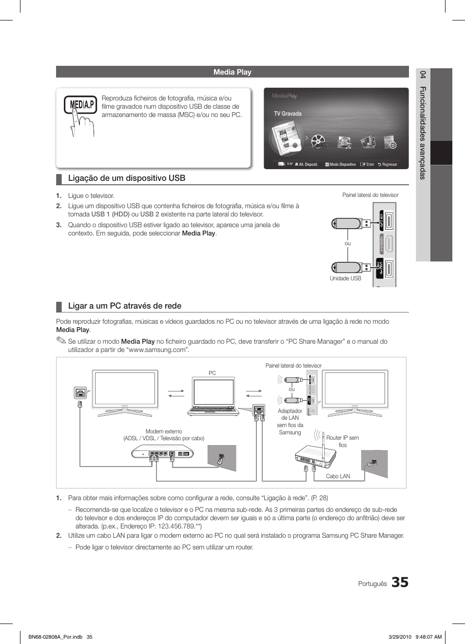 Samsung LE46C750R2W User Manual | Page 218 / 368