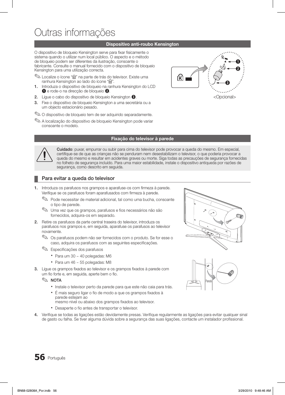 Outras informações | Samsung LE46C750R2W User Manual | Page 239 / 368