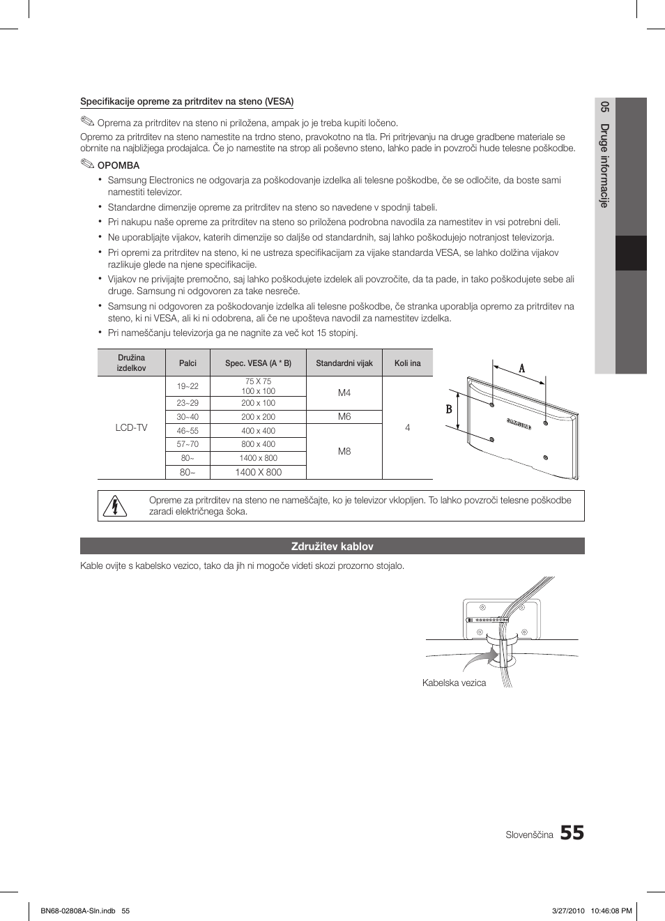 Samsung LE46C750R2W User Manual | Page 299 / 368