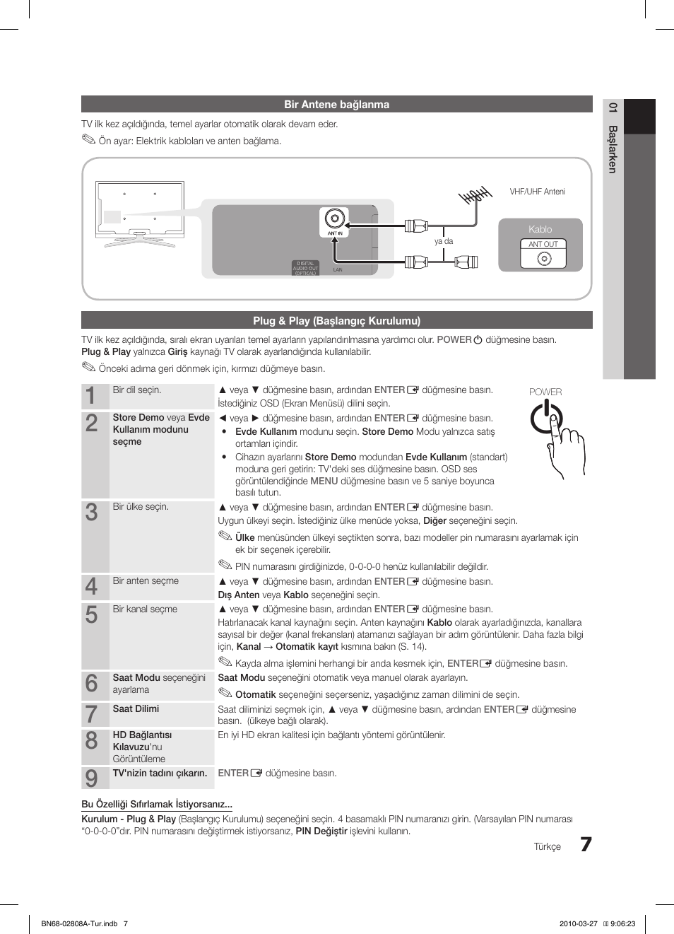 Samsung LE46C750R2W User Manual | Page 312 / 368