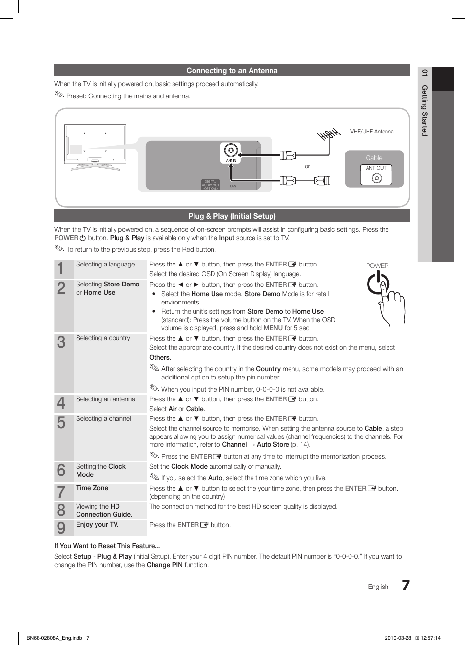 Samsung LE46C750R2W User Manual | Page 7 / 368