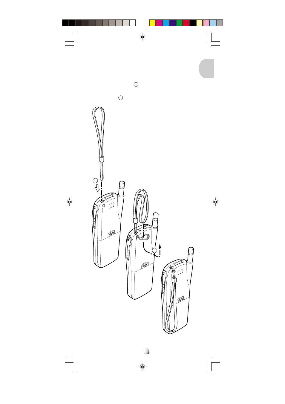 Wrist strap attachment | Audiovox CDM-4000 User Manual | Page 11 / 79
