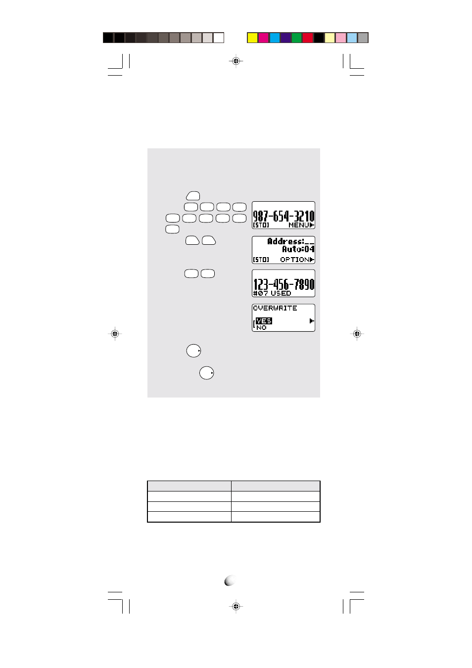 Overwrite warning, Auto hyphenation | Audiovox CDM-4000 User Manual | Page 24 / 79