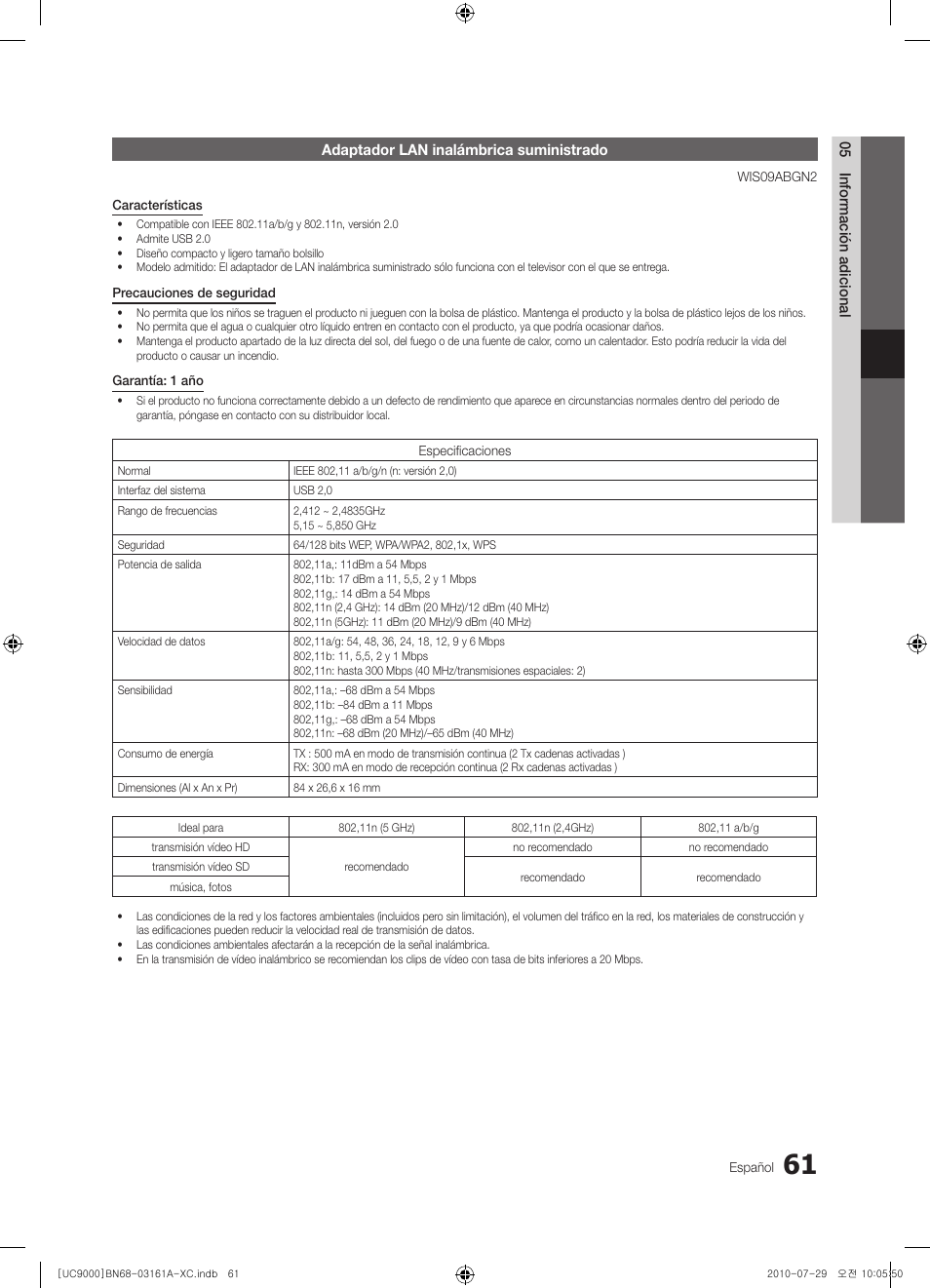Samsung UE46C9000ZW User Manual | Page 189 / 386