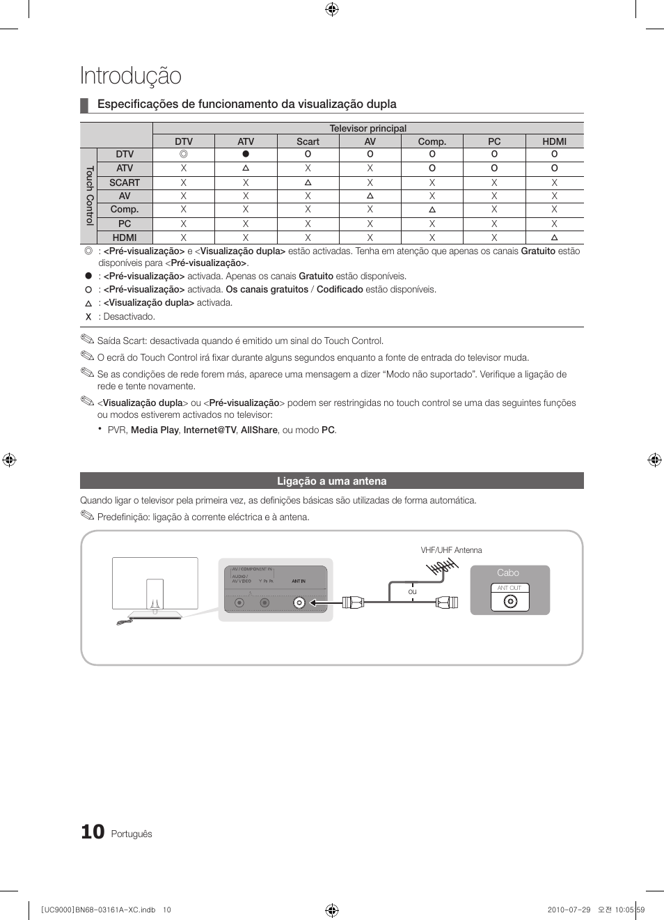Introdução | Samsung UE46C9000ZW User Manual | Page 202 / 386