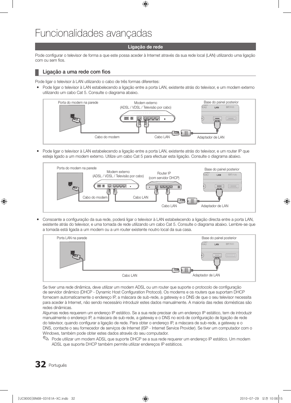 Funcionalidades avançadas | Samsung UE46C9000ZW User Manual | Page 224 / 386