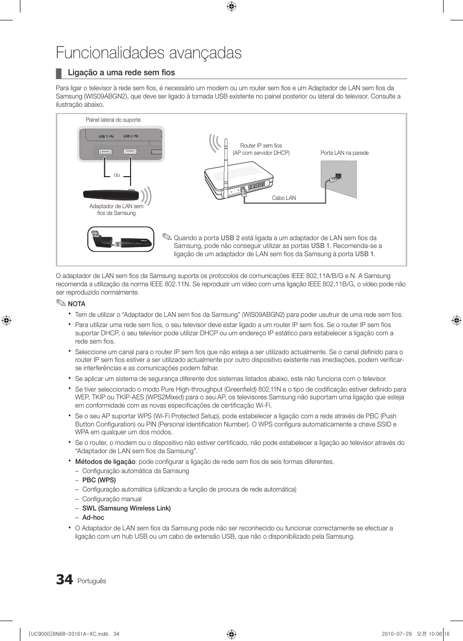 Funcionalidades avançadas | Samsung UE46C9000ZW User Manual | Page 226 / 386