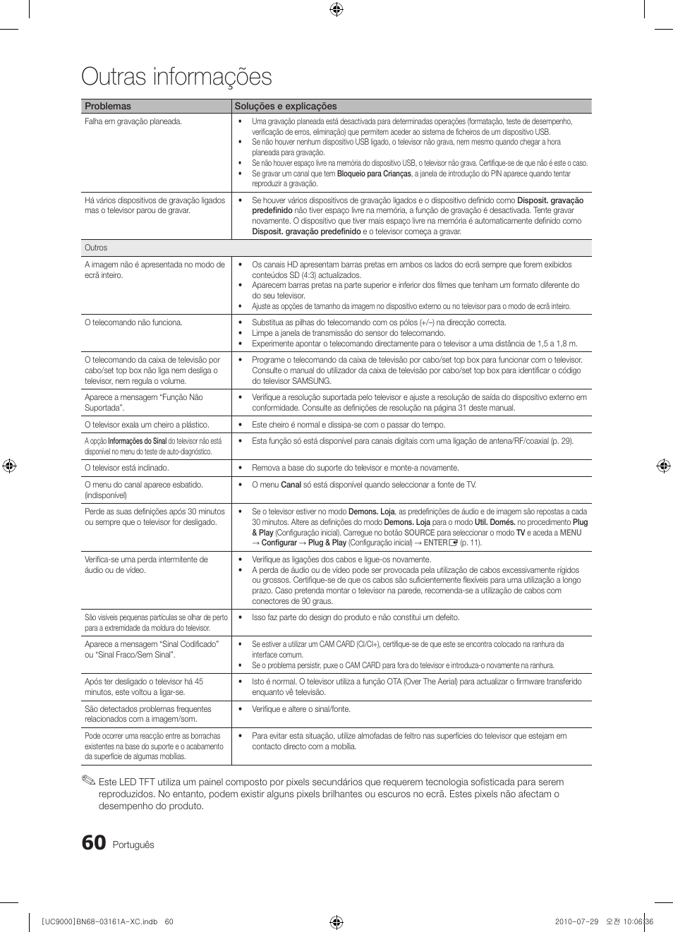 Outras informações | Samsung UE46C9000ZW User Manual | Page 252 / 386