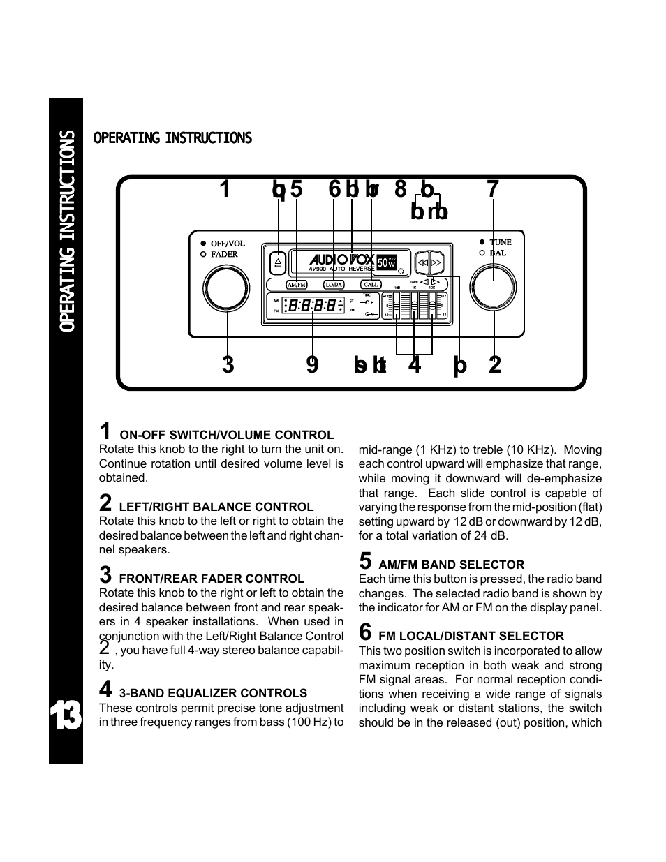 Audiovox 990 User Manual | Page 14 / 20