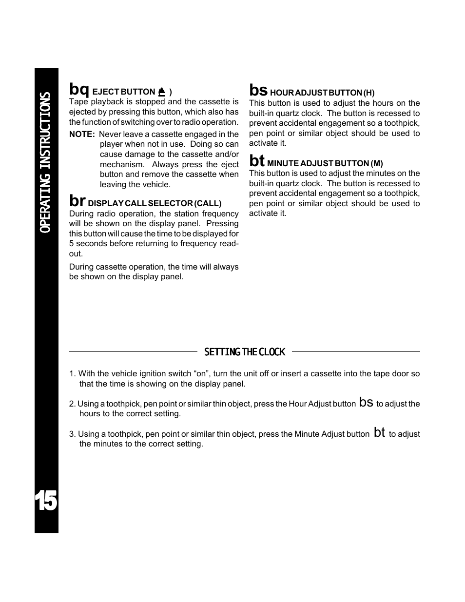 Audiovox 990 User Manual | Page 16 / 20