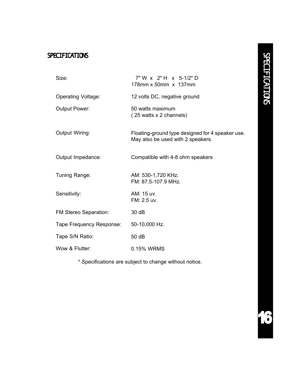 Audiovox 990 User Manual | Page 17 / 20