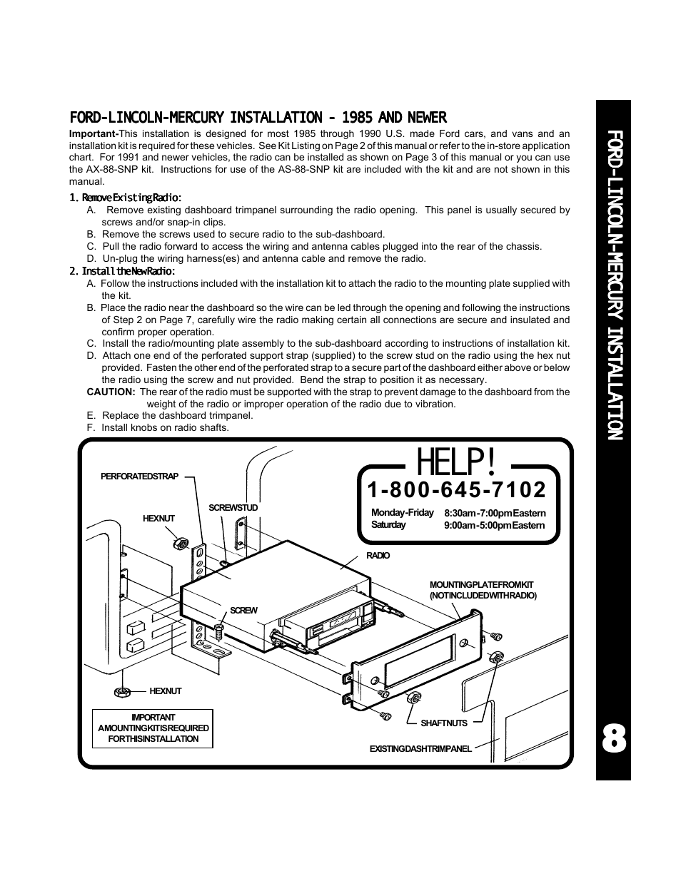 Help | Audiovox 990 User Manual | Page 9 / 20