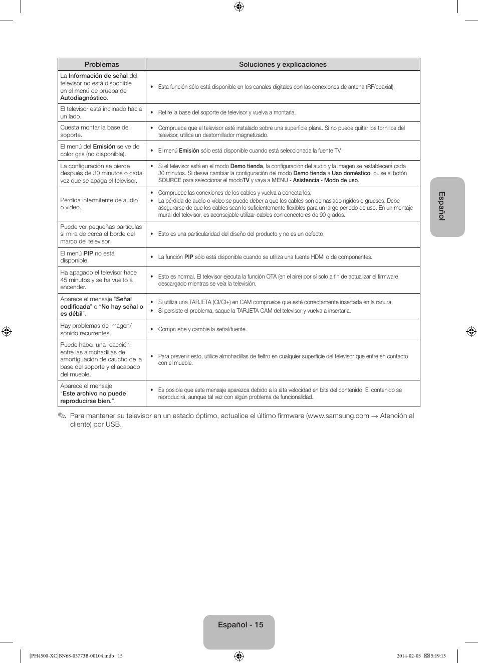 Samsung PE51H4500AW User Manual | Page 59 / 89