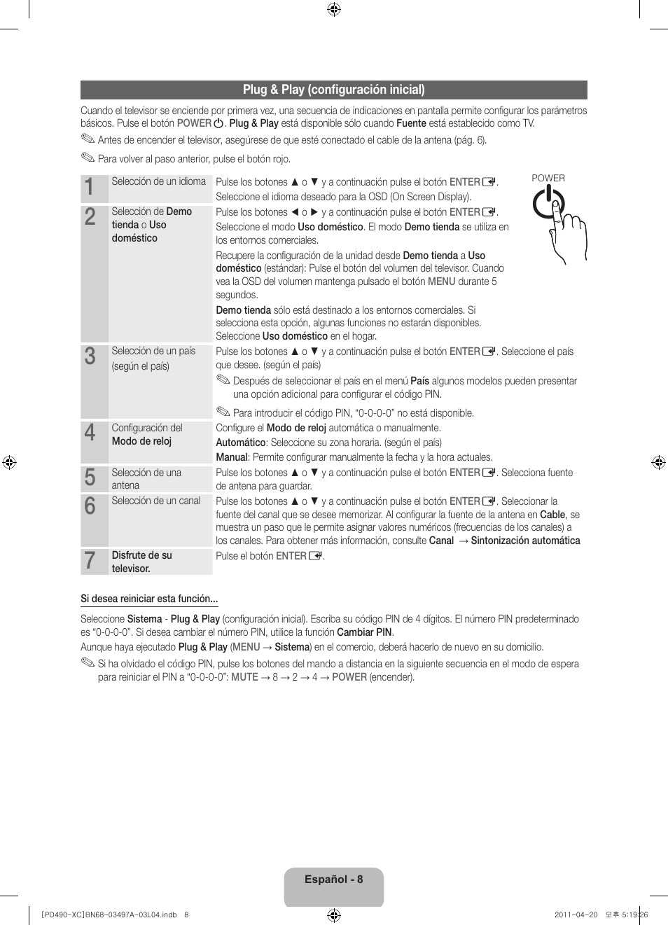 Samsung PS51D490A1W User Manual | Page 44 / 74