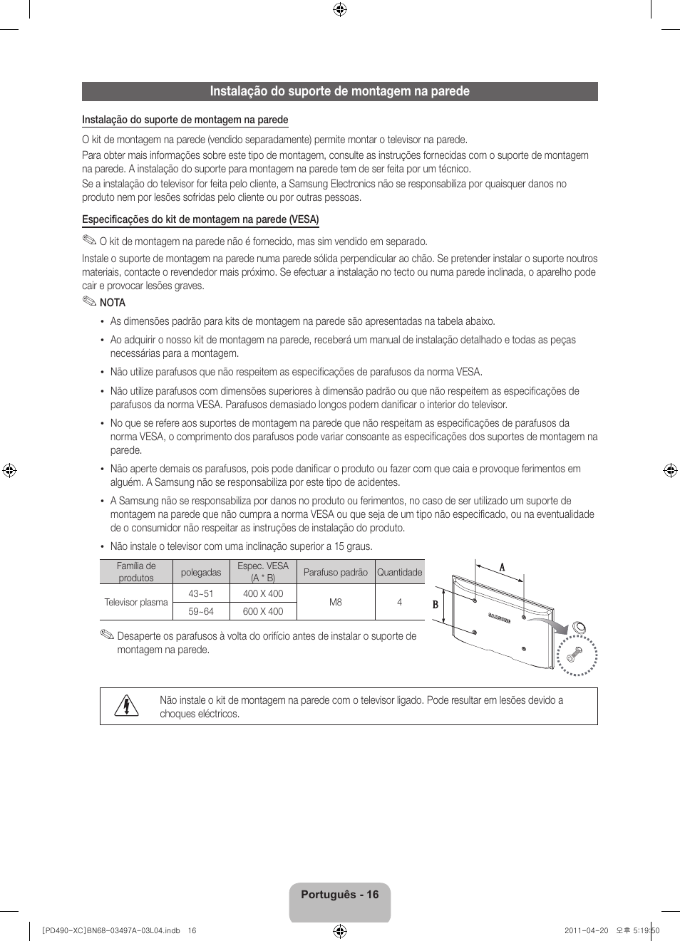Samsung PS51D490A1W User Manual | Page 70 / 74