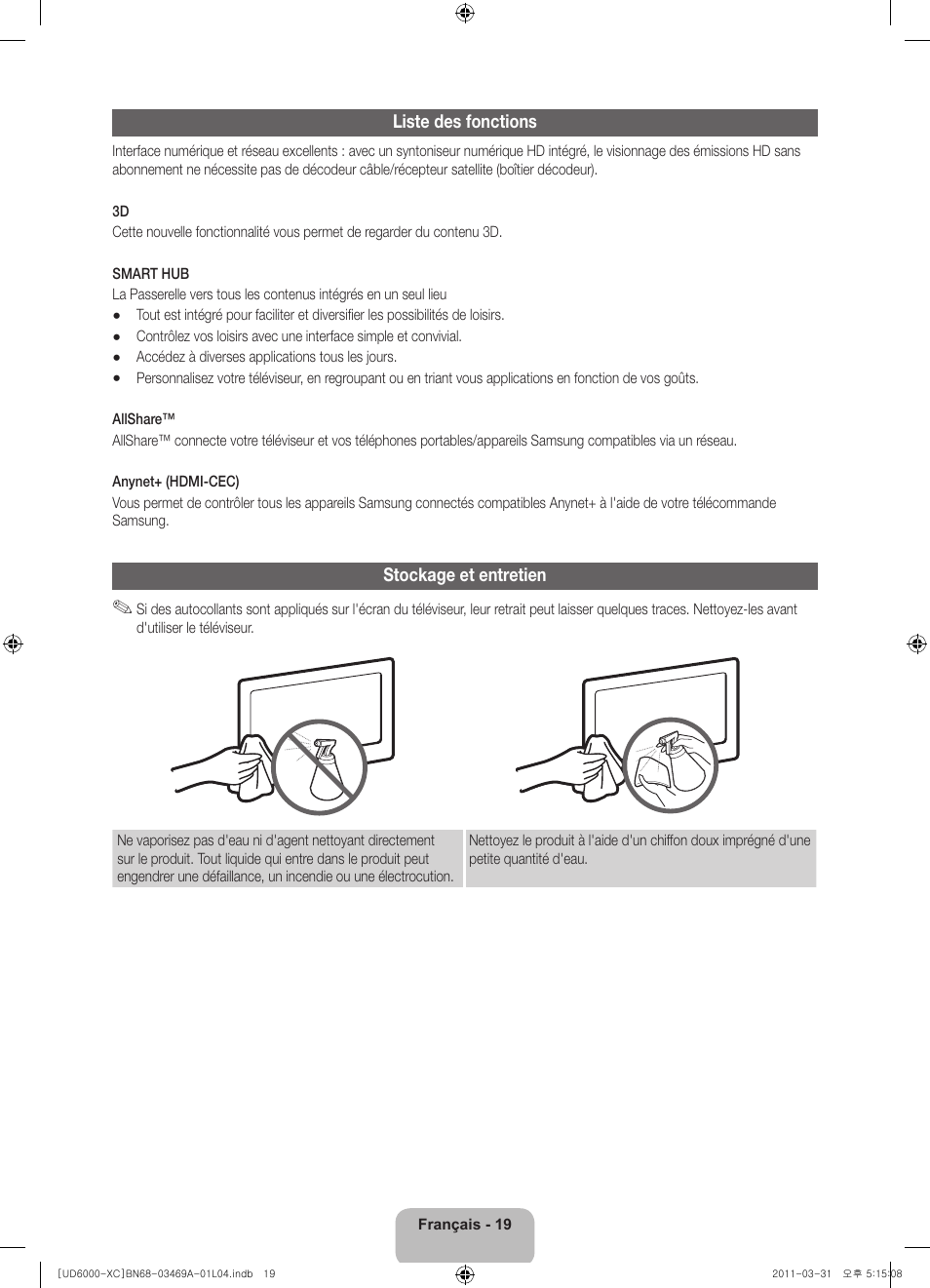 Samsung UE37D6000TW User Manual | Page 41 / 86