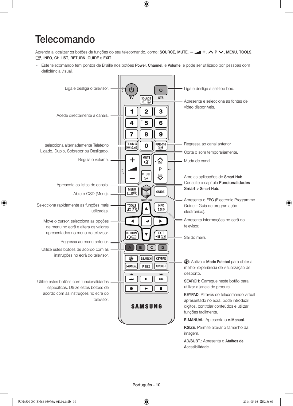 Telecomando | Samsung UE32H4500AW User Manual | Page 64 / 73