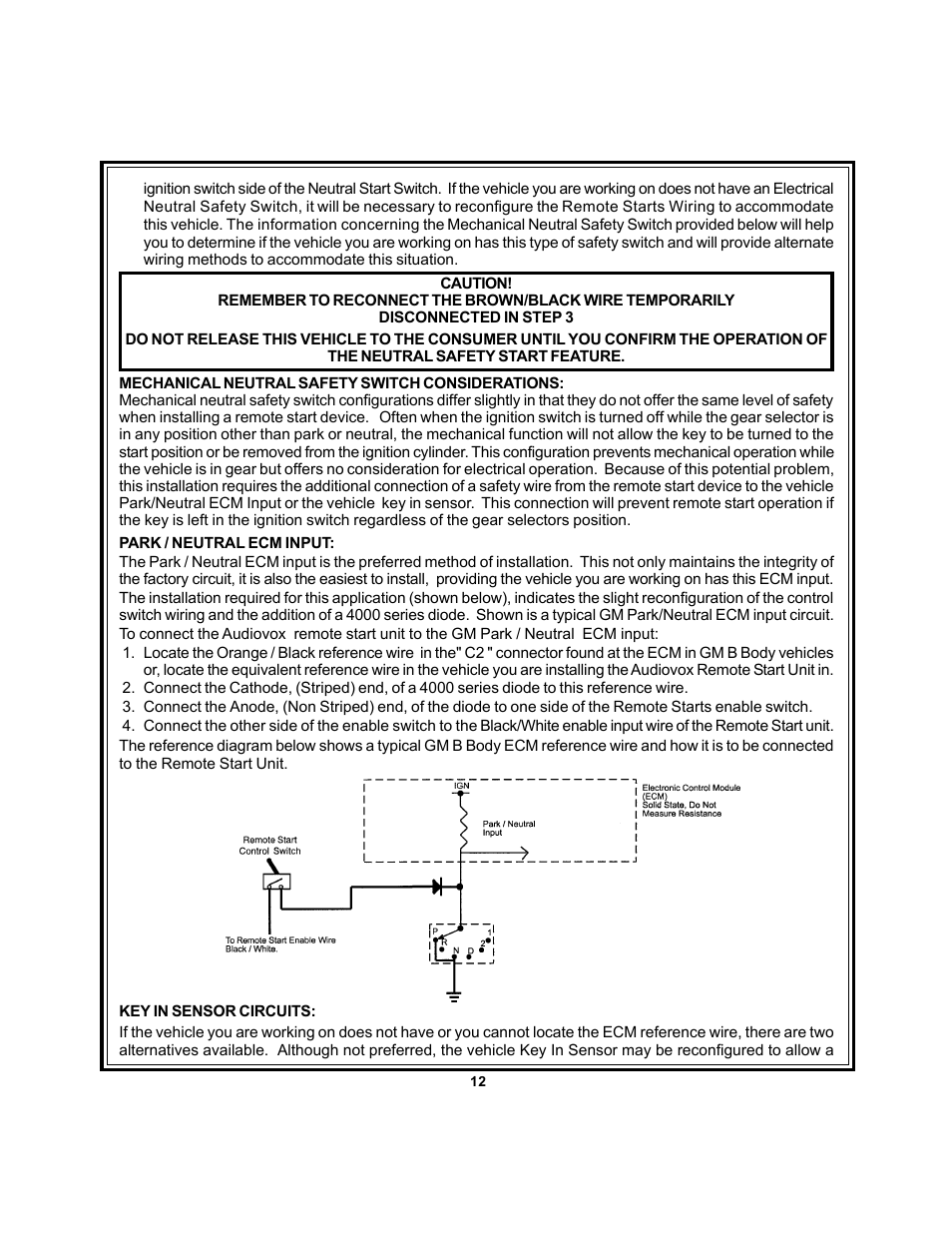 Audiovox AS 9075 User Manual | Page 12 / 15