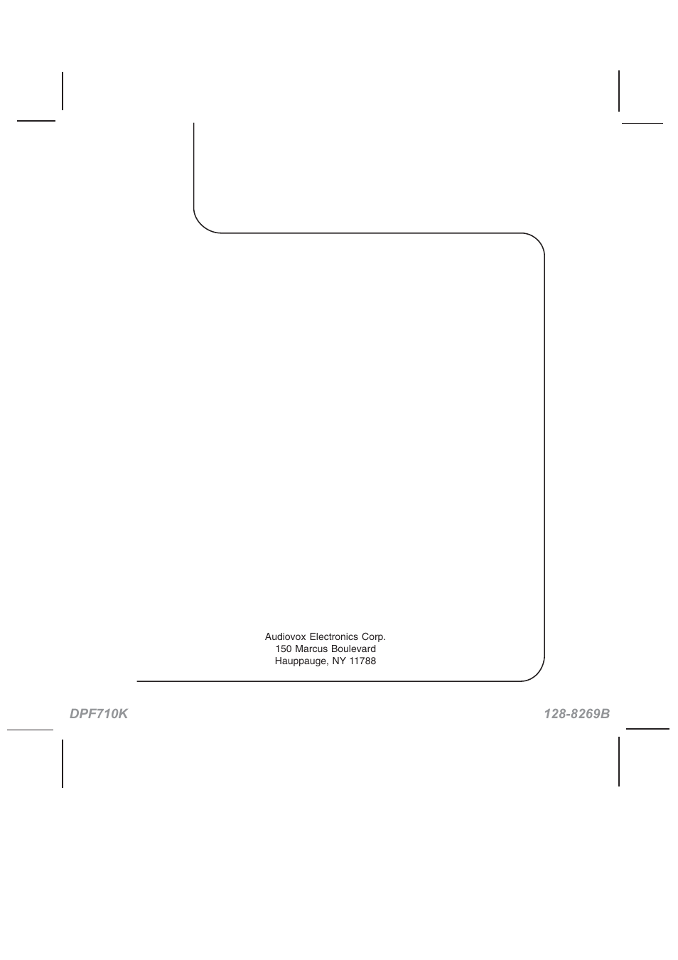 Audiovox HOMEBASE DPF710K User Manual | Page 32 / 32