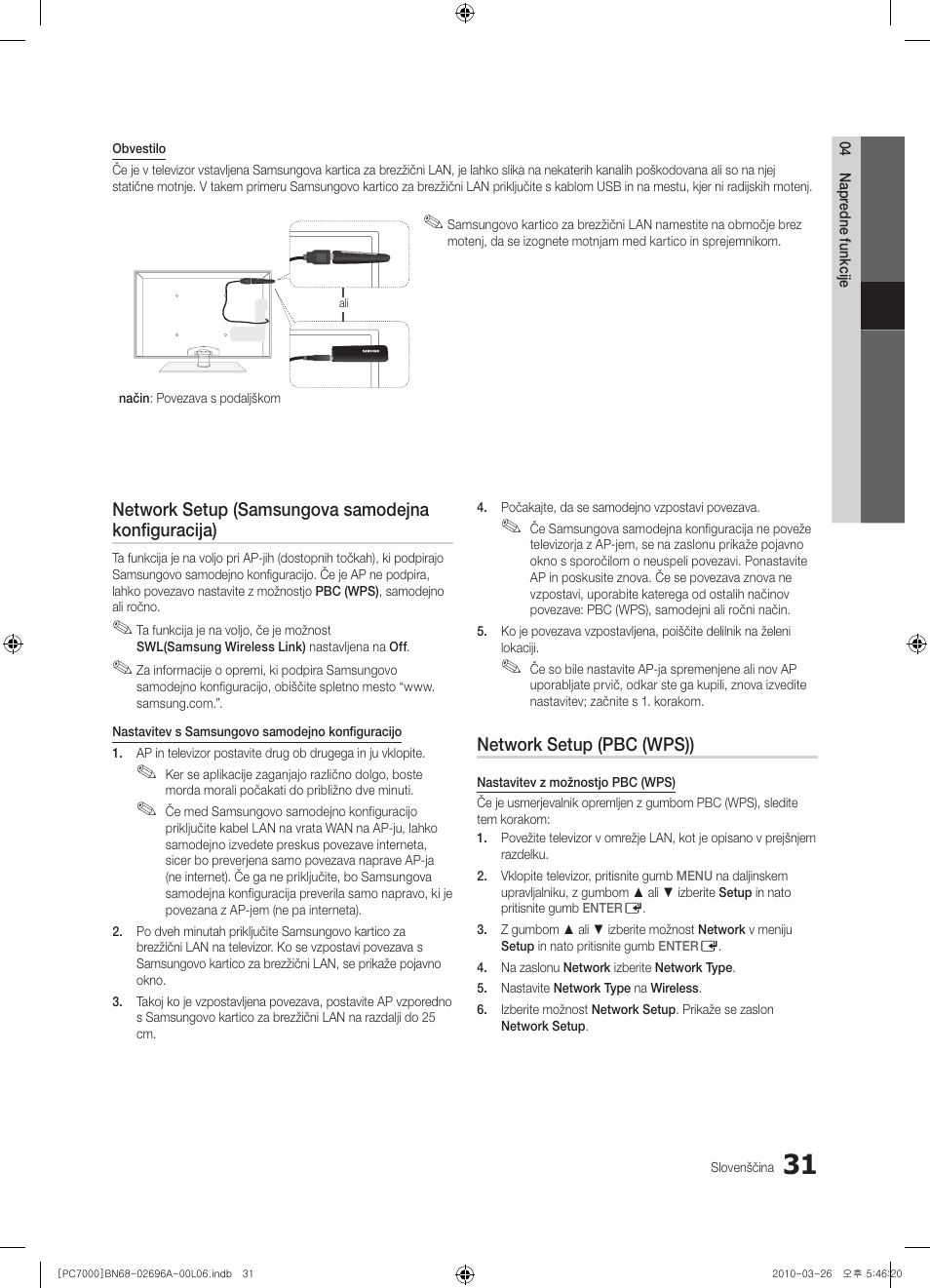 Samsung PS50C7000YW User Manual | Page 279 / 373