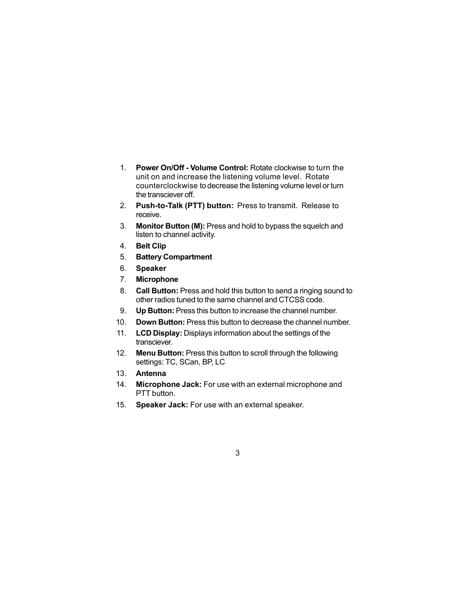 Audiovox FR-140 User Manual | Page 5 / 22