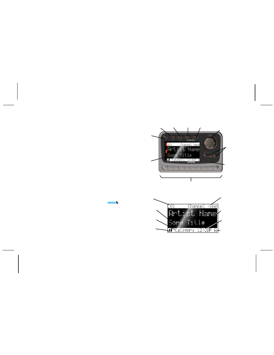 Sirius® shuttle controls | Audiovox SIR-PNP2 User Manual | Page 7 / 28