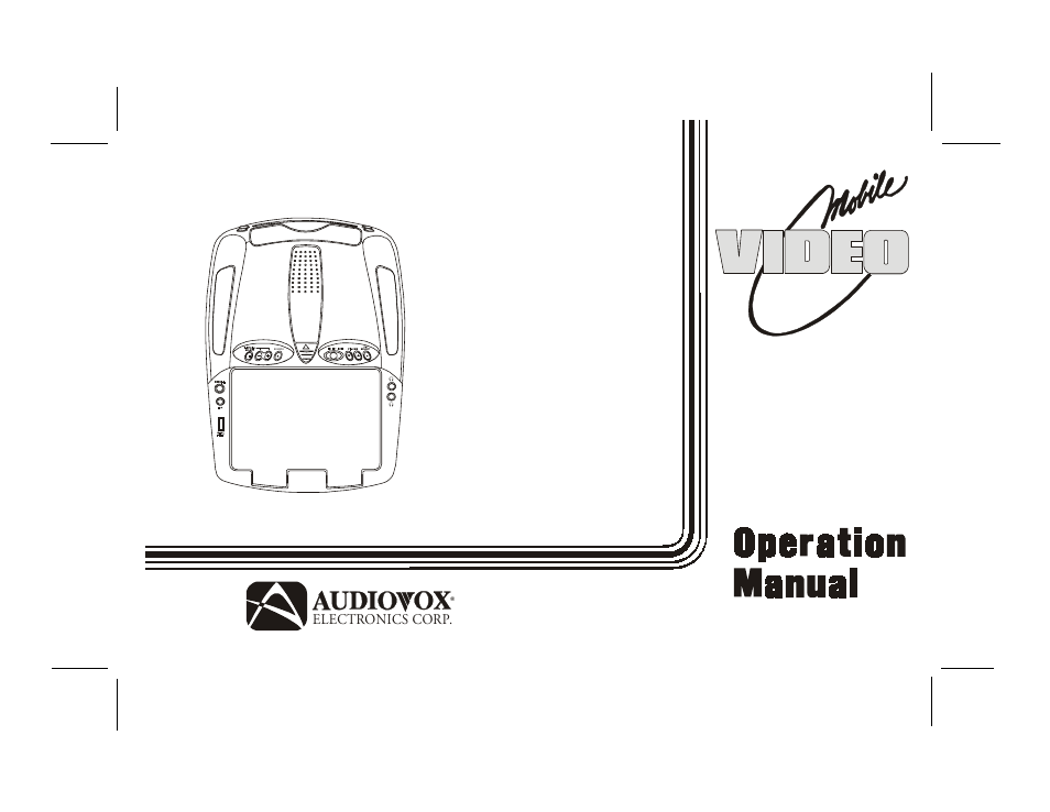 Audiovox VOD1023 S User Manual | 37 pages