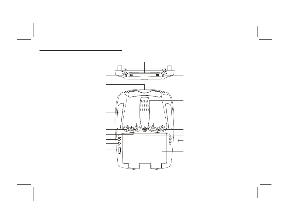 Controls and indicators diagram | Audiovox VOD1023 S User Manual | Page 4 / 37