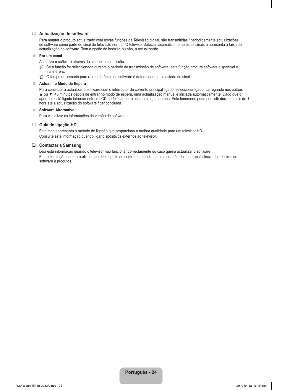 Samsung LE22C330F2W User Manual | Page 128 / 212