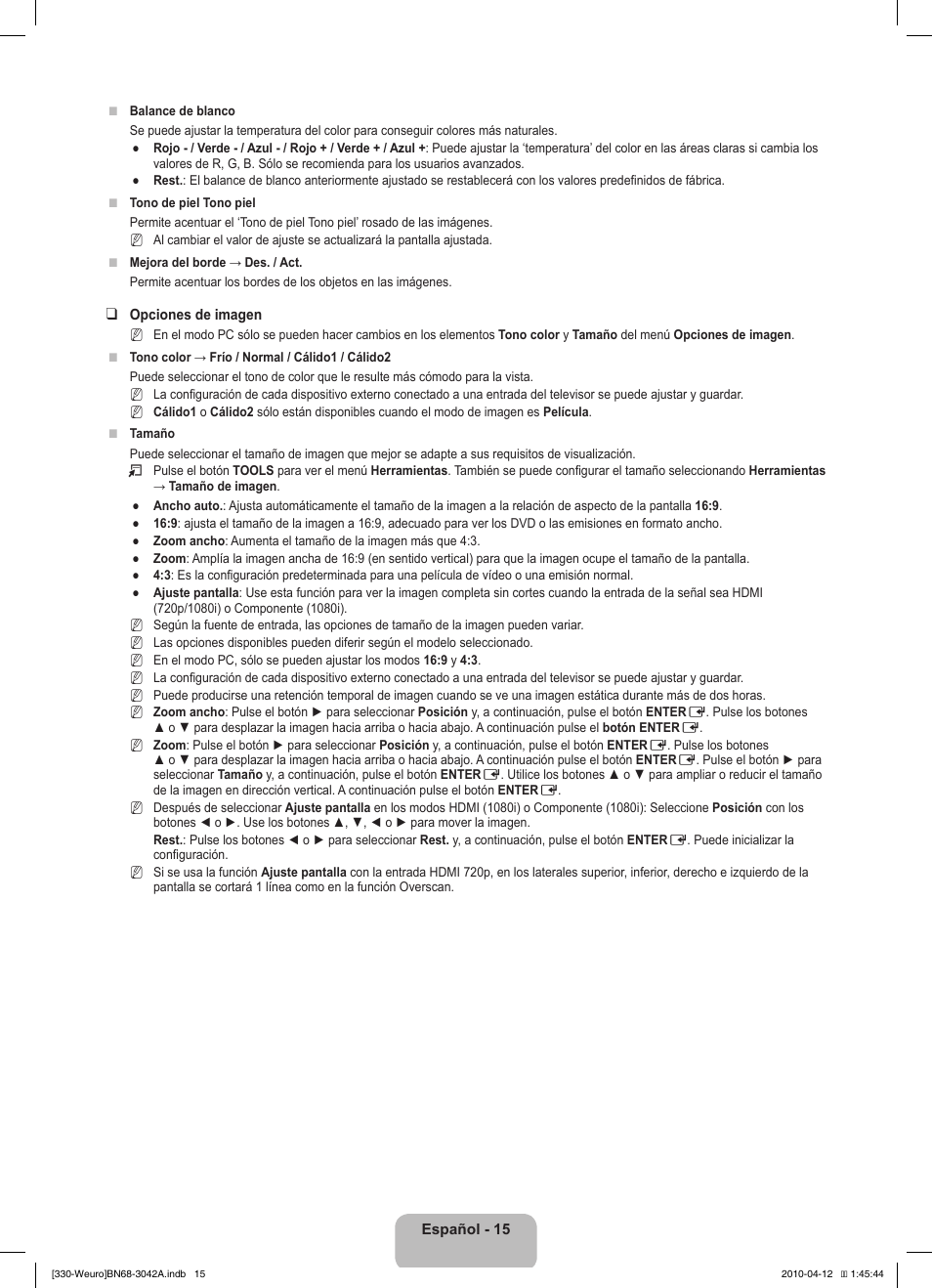 Samsung LE22C330F2W User Manual | Page 85 / 212