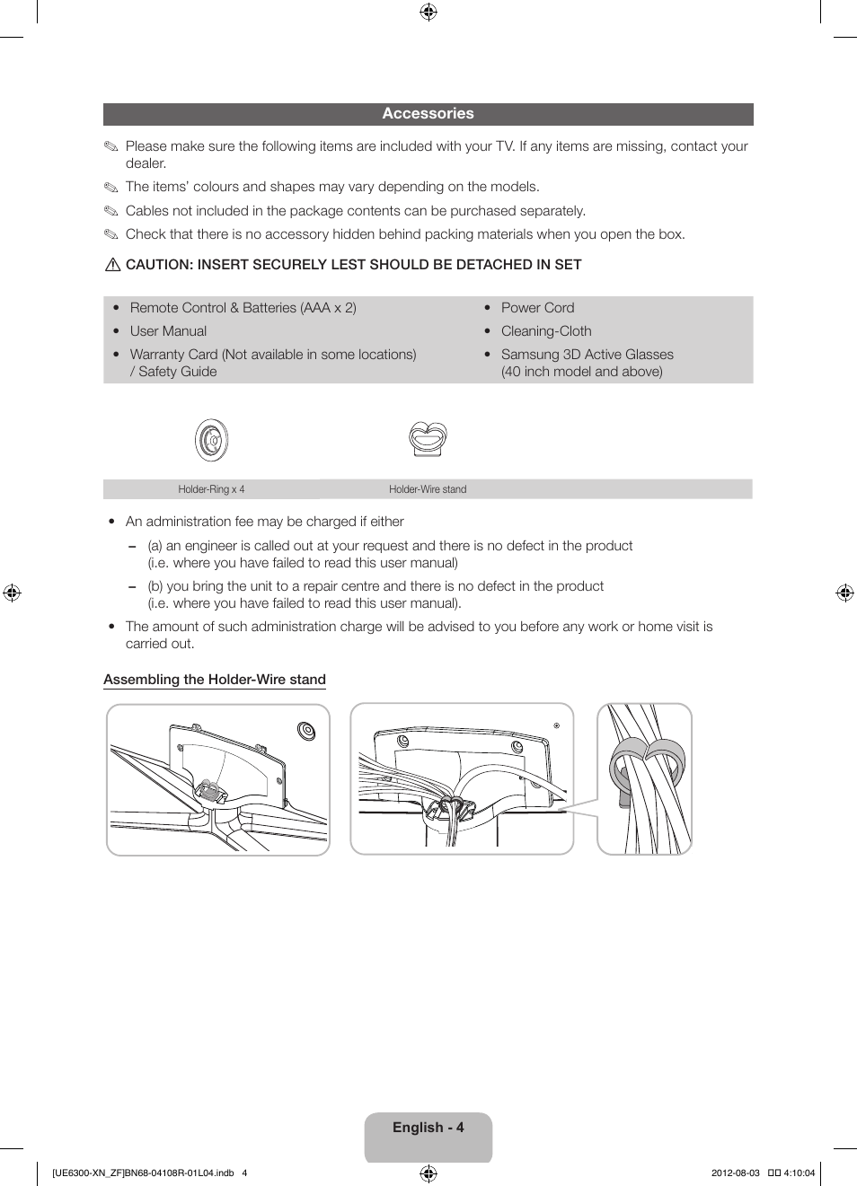 Samsung UE32ES6300S User Manual | Page 4 / 90