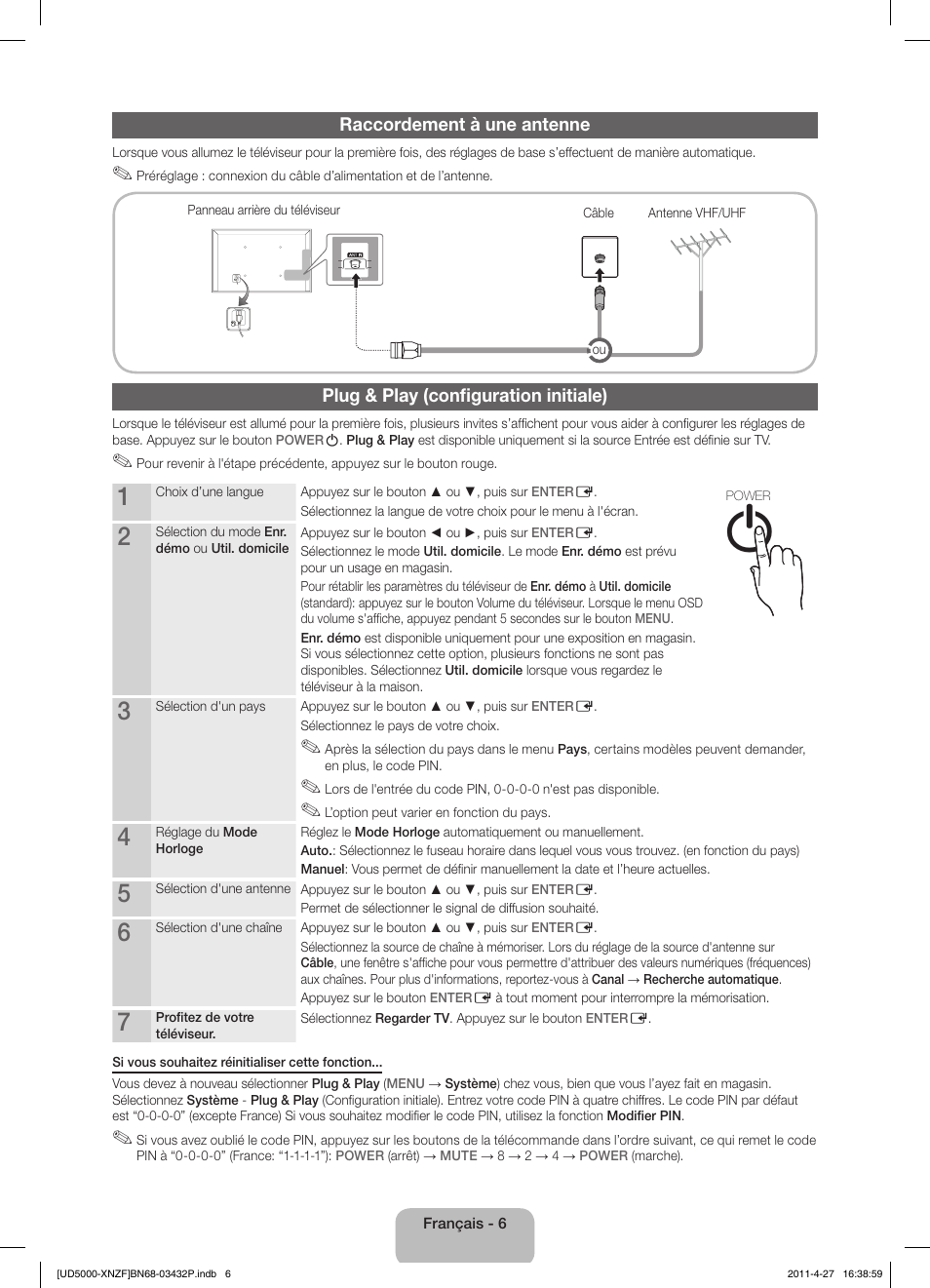 Samsung UE27D5010NW User Manual | Page 22 / 65