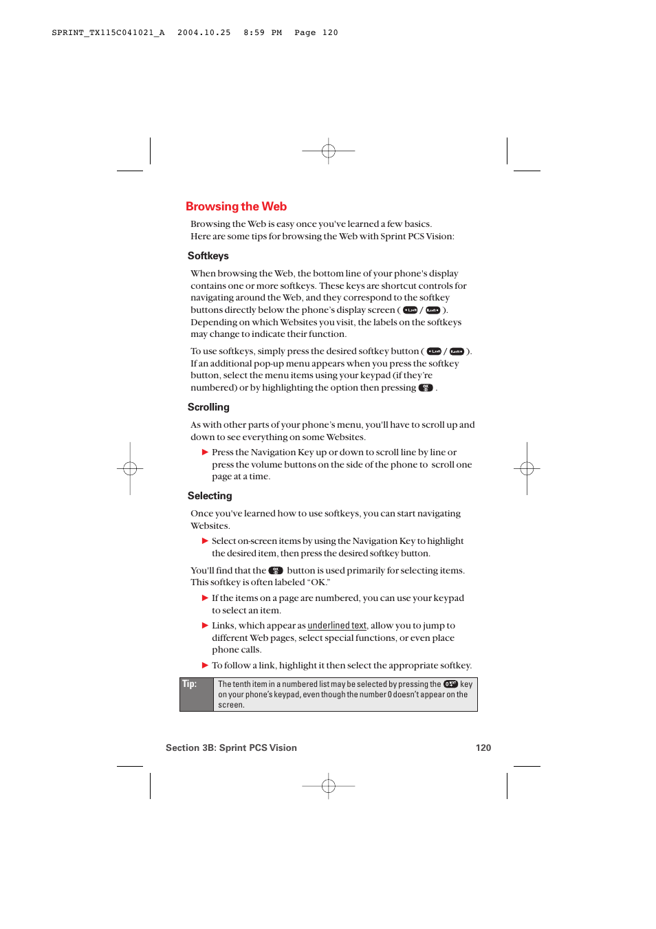 Browsing the web | Audiovox PM-8912 User Manual | Page 129 / 201