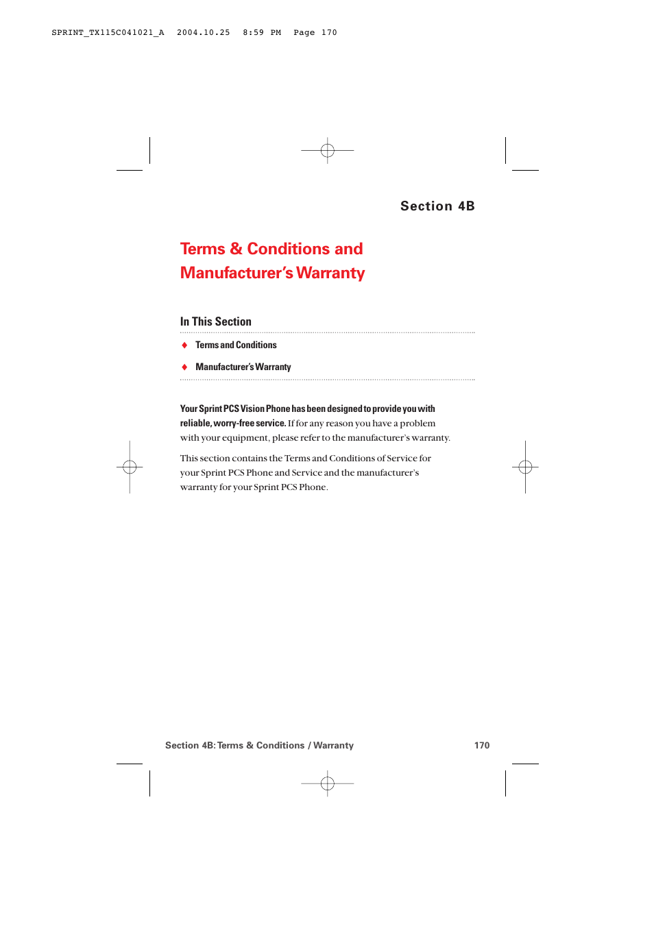 4b. terms & conditions and manufacturer’s warranty, Terms & conditions and manufacturer’s warranty | Audiovox PM-8912 User Manual | Page 179 / 201
