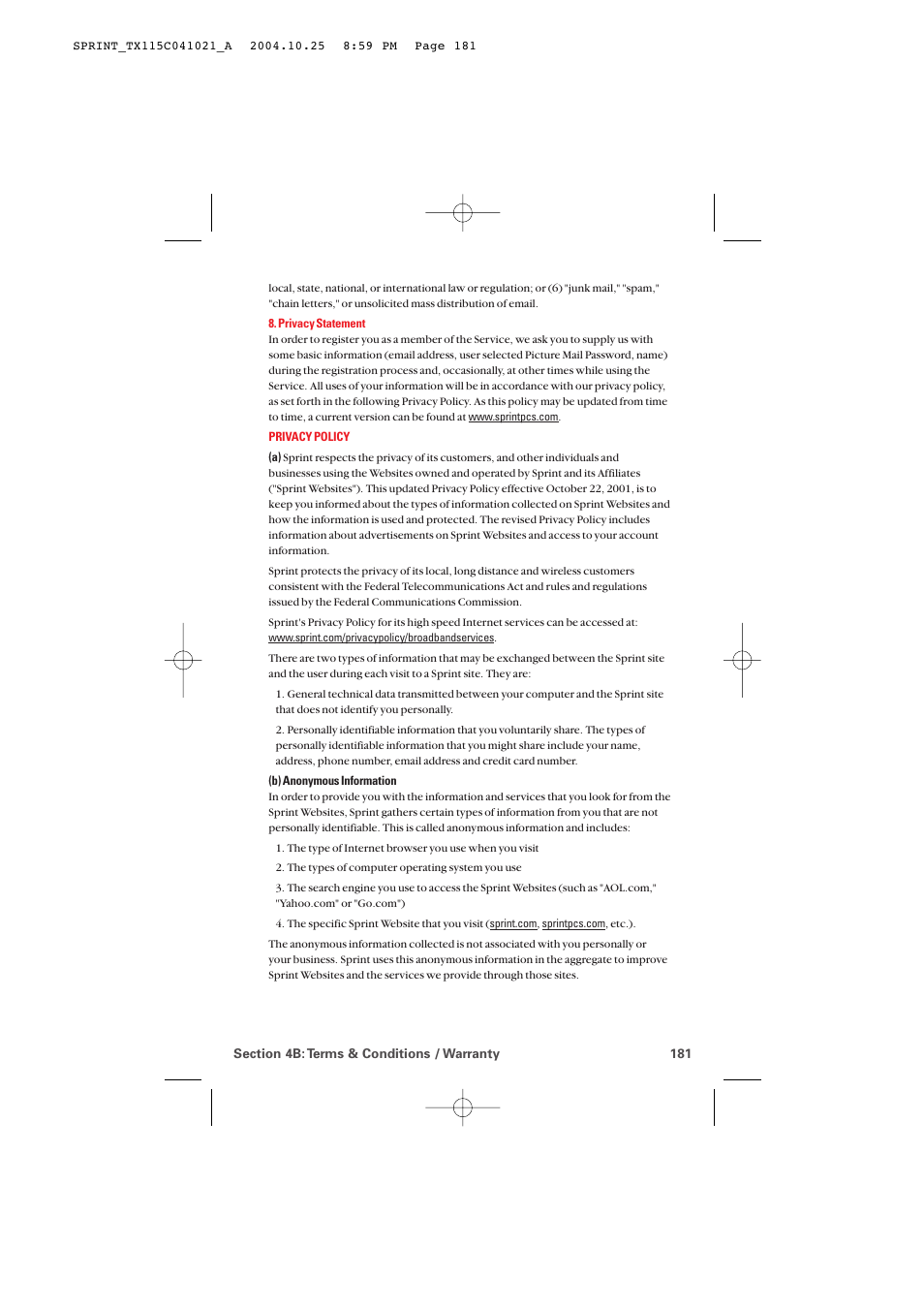 Audiovox PM-8912 User Manual | Page 190 / 201