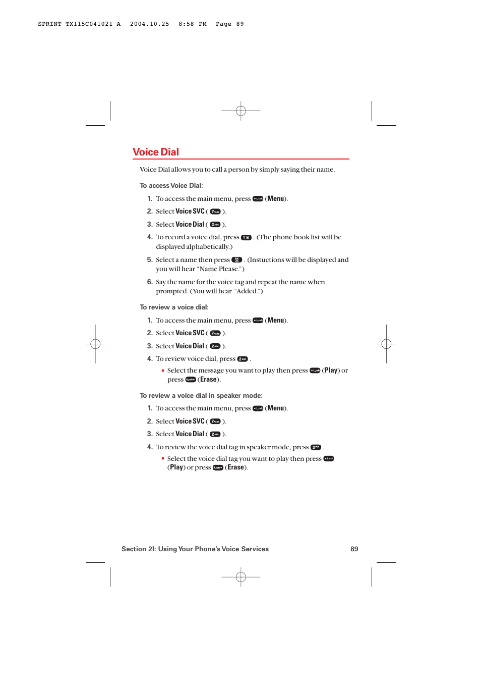 Voice dial | Audiovox PM-8912 User Manual | Page 98 / 201