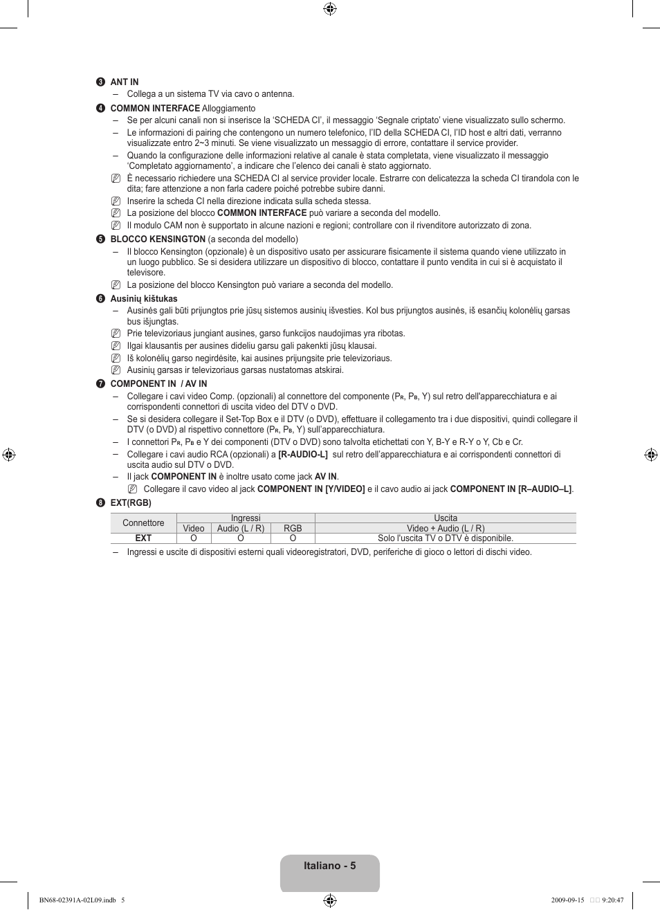 Samsung LE22B450C8W User Manual | Page 143 / 314