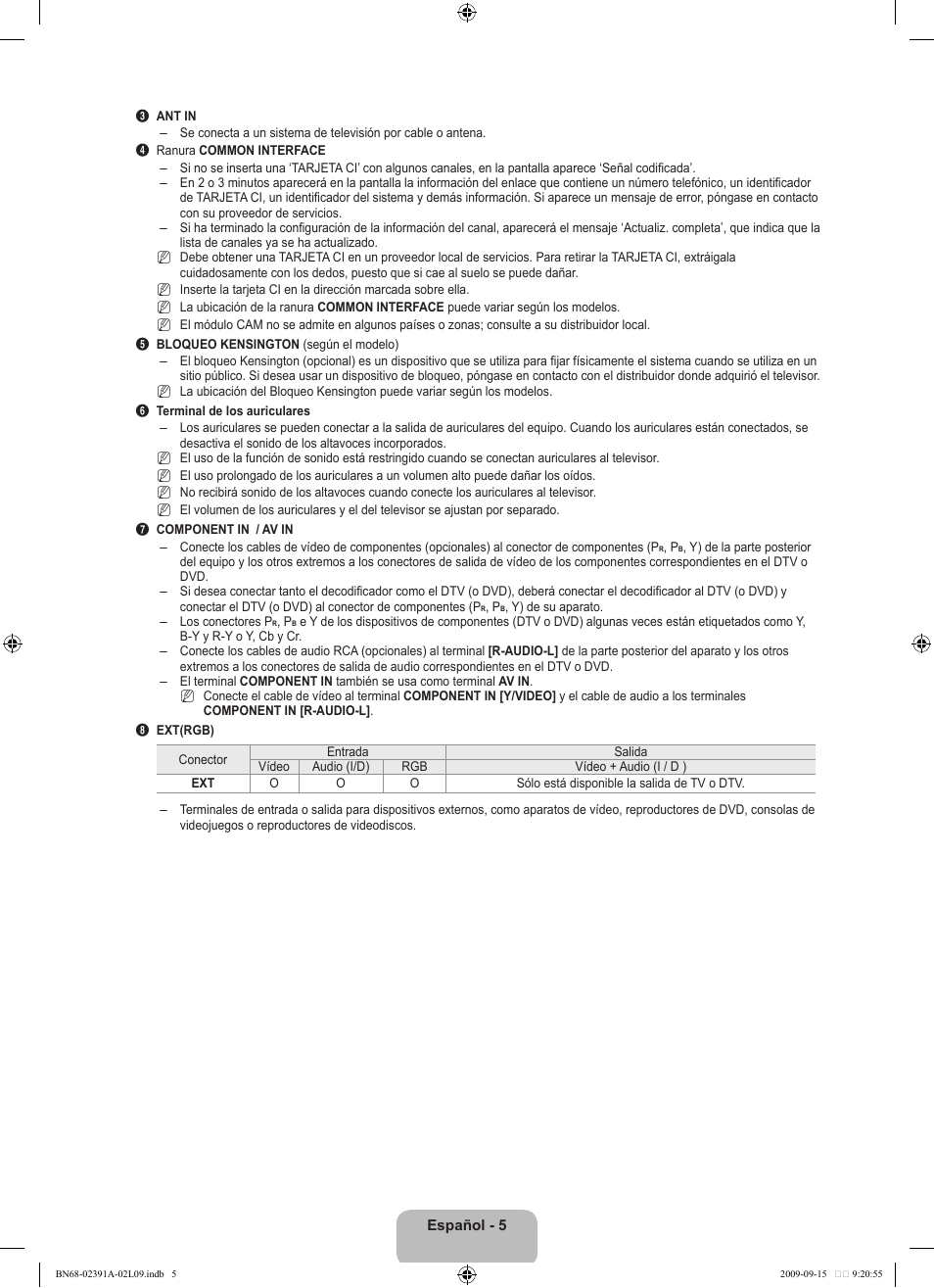 Samsung LE22B450C8W User Manual | Page 177 / 314
