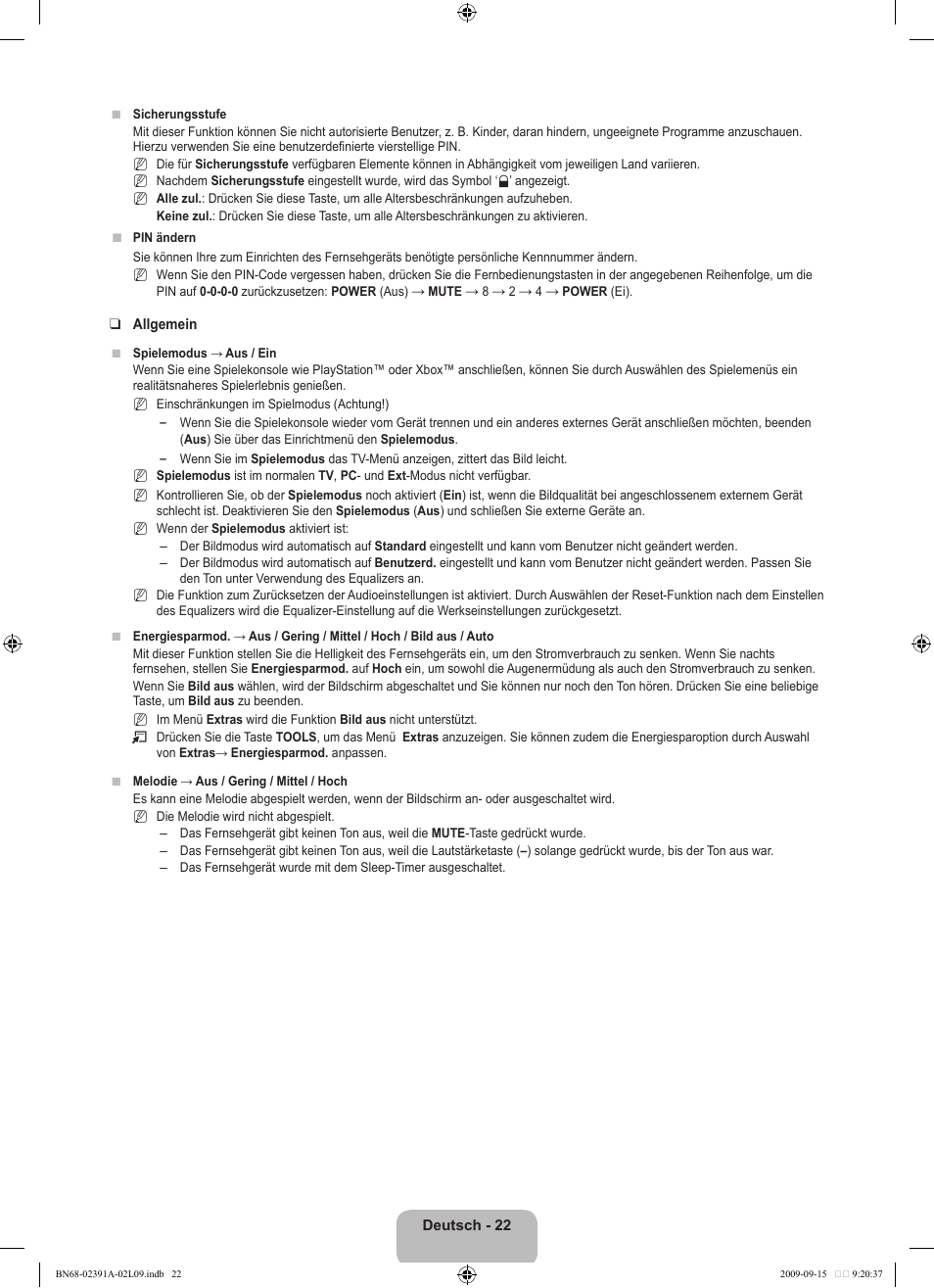 Samsung LE22B450C8W User Manual | Page 92 / 314
